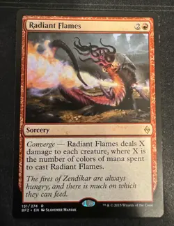 Radiant Flames Battle for Zendikar Magic the Gathering mtg - Image 1