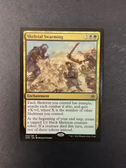 Skeletal Swarming - Adventures in the Forgotten Realm - Magic the Gathering -MTG - Image 1