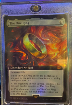 The One Ring Extended Art Universes Beyond: the Lord of the Rings NM MTG Foil - Image 1