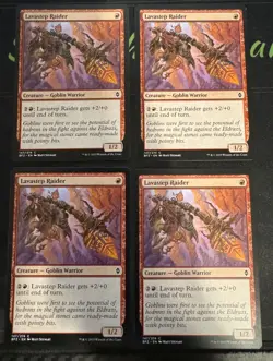 Lavastep Raider X4 Battle for Zendikar Magic the Gathering mtg - Image 1