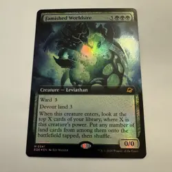 Famished Worldsire FOIL Extended Art 341 Edge of Eternities EOS MTG Mythic Mint - Image 1