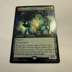 Famished Worldsire FOIL Extended Art 341 Edge of Eternities EOS MTG Mythic Mint - Image 3