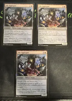 Vile Aggregate X3 Battle for Zendikar Magic the Gathering mtg - Image 1