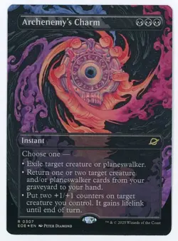 Archenemy's Charm - Borderless - Edge of Eternities - MTG - Image 1