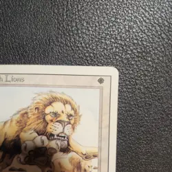 Magic the Gathering MTG Savannah Lions EX - Image 2