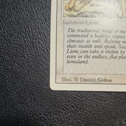 Magic the Gathering MTG Savannah Lions EX - Image 5