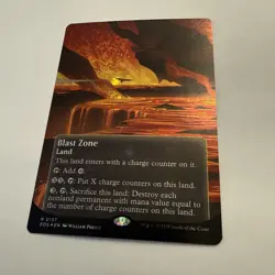 Blast Zone GALAXY FOIL Borderless 137 EOS Stellar Sights MTG Rare Unplayed Mint - Image 2