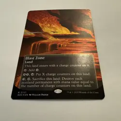 Blast Zone GALAXY FOIL Borderless 137 EOS Stellar Sights MTG Rare Unplayed Mint - Image 3