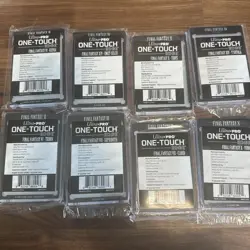 FINAL FANTASY X MTG - Ultra PRO ONE-TOUCH EDGE Magnetic Card CASE *LOT OF 8* - Image 2