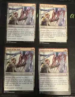 Touch of the Void X4 Battle for Zendikar Magic the Gathering mtg - Image 1