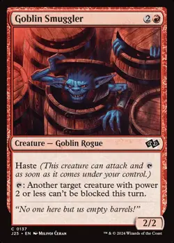 (x4) Goblin Smuggler 0137 Play Set Common Foundations Jumpstart MTG NM - Image 1