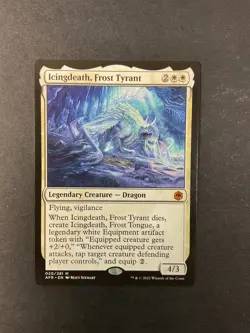 Icingdeath, Frost Tyrant - Adventures in the Forgotten Realm - Magic - MTG - Image 1