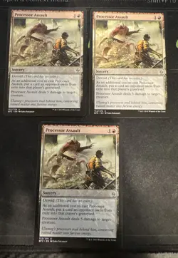 Processor Assault X3 Battle for Zendikar Magic the Gathering mtg - Image 1