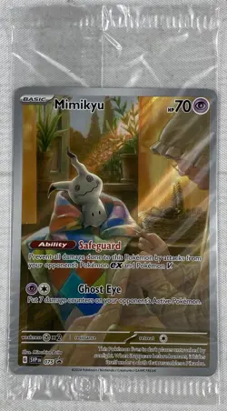 Mimikyu SVP 075 SEALED Black Star Promo Pokemon Paldean Fates ETB Holo NM - Image 1