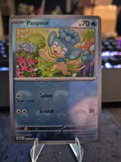 Panpour Reverse Holo Master Ball 017/086 Pokemon White Flare Black Bolt - Image 1