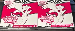 X2 Pokemon Scarlet & Violet White Flare Elite Trainer Box-Ships 7/30/25 - Image 1
