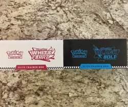 Pokemon Scarlet & Violet Black Bolt & White Flare ETB Elite Trainer Boxes Sealed - Image 3