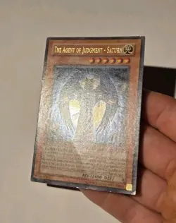 Yugioh The Agent of Judgment Saturn AST-006 Ultra Rare 1st Edition MP - Image 3