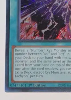 Yugioh Seventh Tachyon MZTM-EN016 Secret Rare 1st Edition NM - Image 4