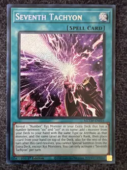 Yugioh Seventh Tachyon MZTM-EN016 Secret Rare 1st Edition NM - Image 1