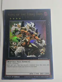 Yugioh! King of the Feral Imps - BLMM-EN154 - Ultra Rare - 1st Edition Near Mint - Image 1