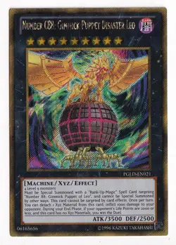 NUMBER C88: GIMMICK PUPPET DISASTER LEO PGLD-EN021 GOLD SECRET UNL YuGiOh - Image 1