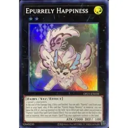 Yugioh - Epurrely Happiness (Super Rare) (1st Edition) - OP21-EN010 P - Image 1