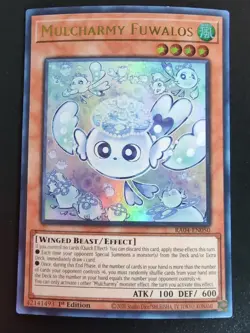 1X Yugioh Mulcharmy Fuwalos Ultra Rare RA04-EN050 - Near Mint - Image 1