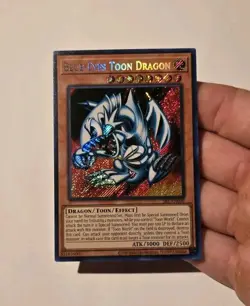 Yugioh Blue-Eyes Toon Dragon SRL-EN000 Secret Rare VLP - Image 3