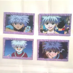 Hunter Novelty Animate Buyer Lottery Card Killua Only 4-Piece Set - Image 1