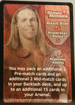 WWE Raw Deal Shawn Michaels 11 Card Lot - Image 1