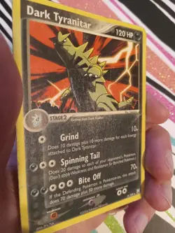 Dark Tyranitar 19/109 Team Rocket Returns Non Holo Rare Pokemon Card TCG - Image 3