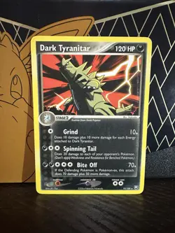 Dark Tyranitar 19/109 Team Rocket Returns Non Holo Rare Pokemon Card TCG - Image 1