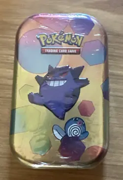 151 2x Booster Pack POKEMON Mini Tin - Gengar & Poliwag - Factory Sealed! NEW! - Image 1