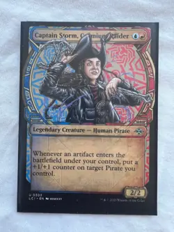 Captain Storm Cosmium Raider The Lost Caverns Ixalan Foil Magic Gathering Card - Image 1