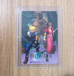 Final Fantasy VII 7 CARDDASS BANDAI official Trading Card Aerith Cloud Barret 34 - Image 1