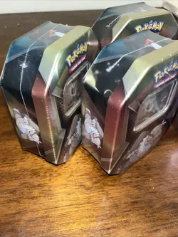 Pokemon TCG Triple Whammy Tyranitar, Slaking Card 3-Pack Sealed Tin - Image 2