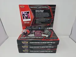 Lot of 4 Pokemon Trading Card Game: Team Rocket's Mewtwo Ex Box New - Image 2
