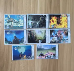 Final Fantasy VII 7 CARDDASS BANDAI official Trading Card Sephiroth Cloud Aerith - Image 2