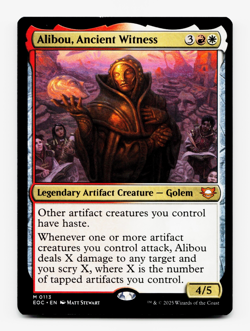 Alibou, Ancient Witness [Commander: Edge of Eternities] MTG *Ships Now* 🔥⚪ - Image 1