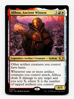 Alibou, Ancient Witness [Commander: Edge of Eternities] MTG *Ships Now* 🔥⚪ - Image 3