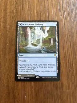 Clearwater Pathway | Murkwater Pathway (Zendikar Rising) -Near Mint -Magic - MTG - Image 1