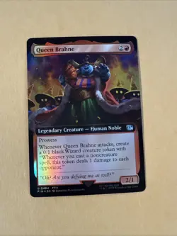 Queen Brahne FIN #464 Foil (Extended Art) Final Fantasy MTG - NM - Image 1