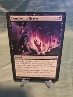 Unmake the Graves Core Set 2015 (M15) Regular MTG Magic The Gathering - Image 1