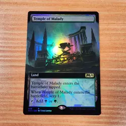 MTG - Temple of Malady (Extended Art) NM (M21) Foil #388 - Image 1