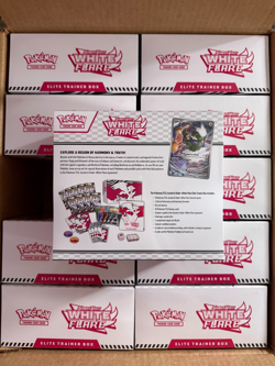 LOT OF 10 Pokemon Scarlet & Violet White Flare Elite Trainer Box ETB SEALED - Image 3