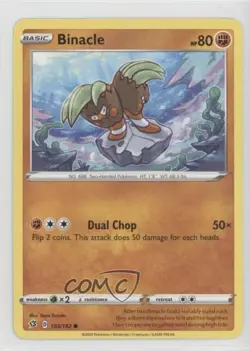Binacle Pokemon Sword & Shield Rebel Clash #103 wq8 - Image 1