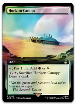 Horizon Canopy (Extended Art) #503 (Foil) (NM) Doctor Who WHO Magic MTG - Image 1