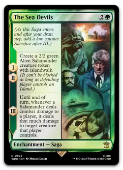 The Sea Devils #108 (Foil) (NM) Doctor Who WHO Magic MTG - Image 1