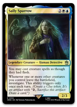 Sally Sparrow #155 (Foil) (NM) Doctor Who WHO Magic MTG - Image 1